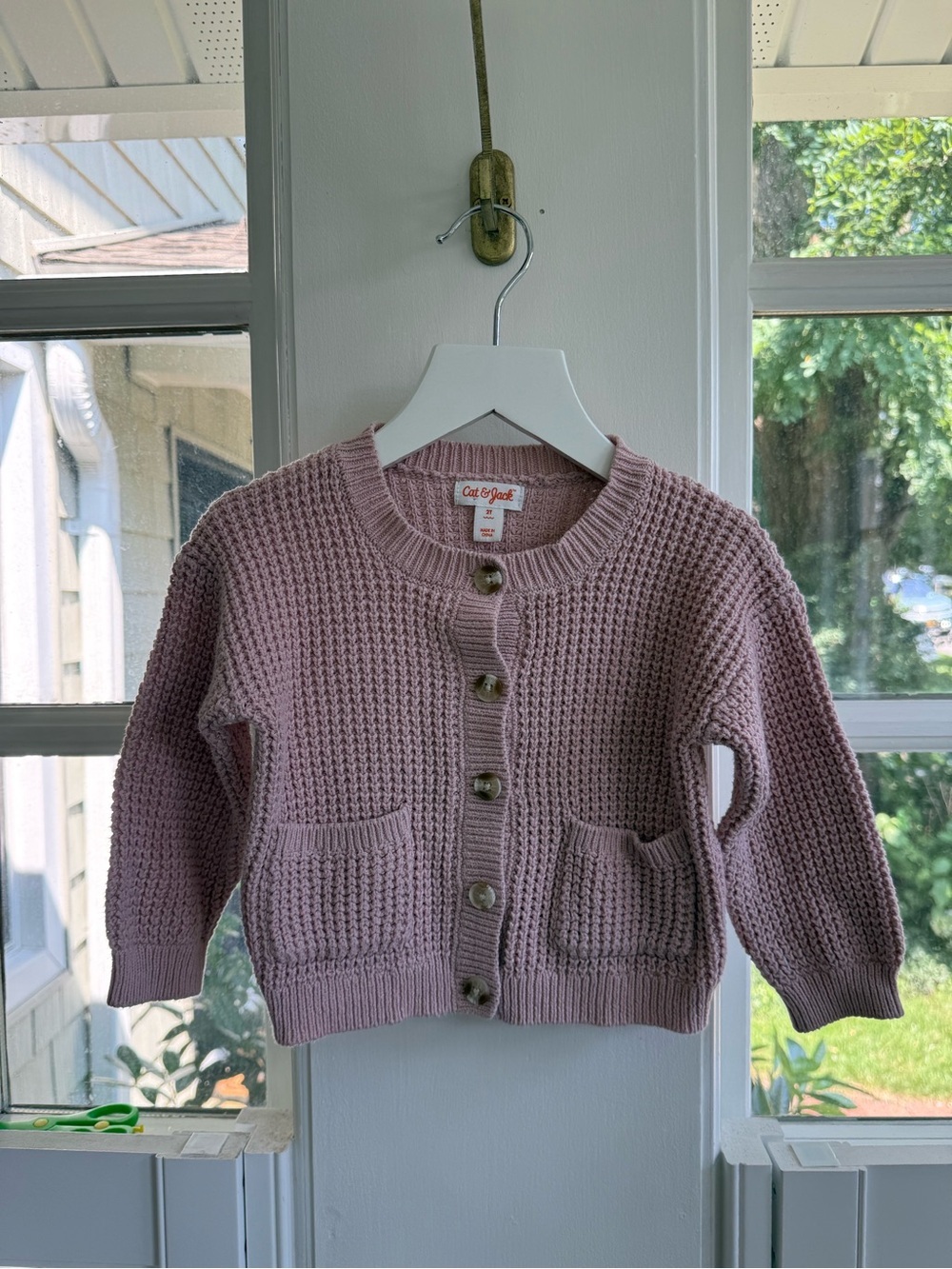 Cat & Jack Pink Button Cardigan Sweater Toddler 2T